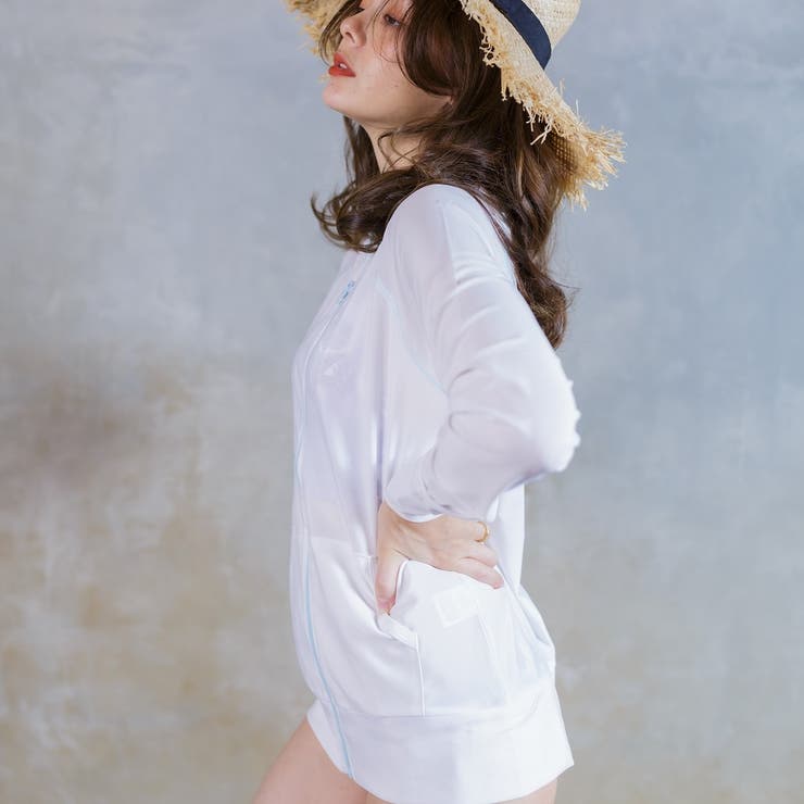 スタンドカラー ラッシュガード レディース UVカット | FashionBerry | 詳細画像8 