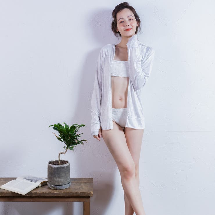 レディース 柄ラフラッシュガード UVカット | FashionBerry | 詳細画像11 