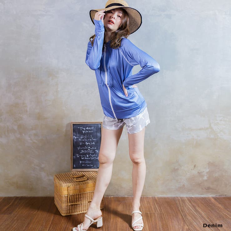 レディース 柄ラフラッシュガード UVカット | FashionBerry | 詳細画像23 