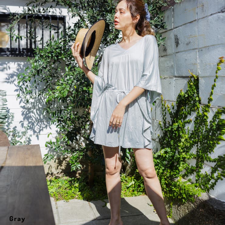 レディース ラフラッシュガードチュニックワンピ UVカット | FashionBerry | 詳細画像19 