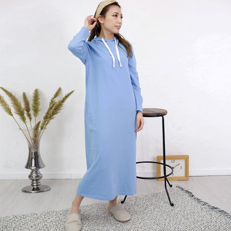 裏毛スウェットワンピース ルームウェア レディース | FashionBerry | 詳細画像6 