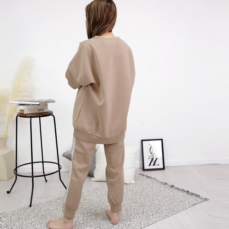 ルームウェア ダンボールニット ラインパンツ | FashionBerry | 詳細画像10 