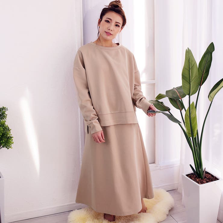 ルームウェア ダンボールニット ロングスカート | FashionBerry | 詳細画像8 