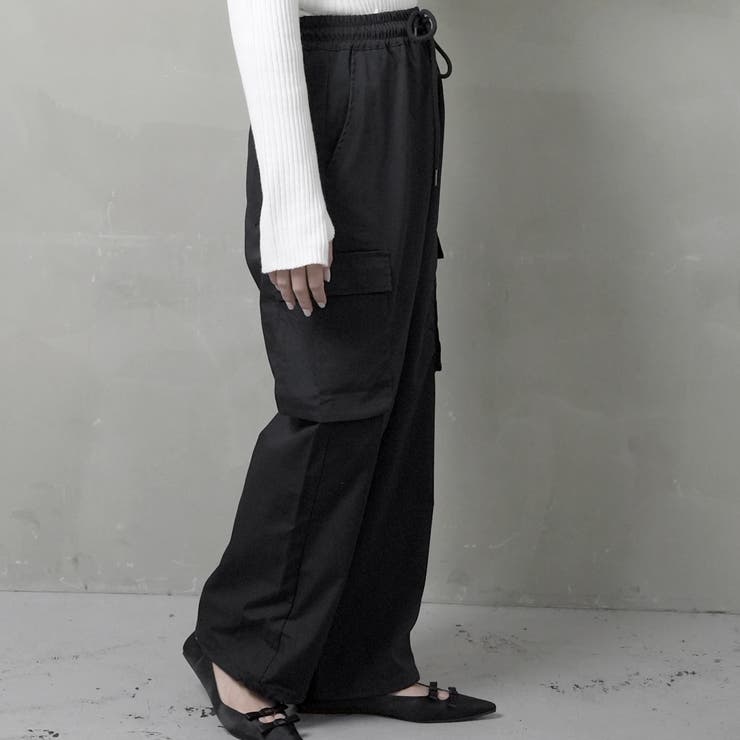 裾ドロストカーゴパンツ[品番：FNBW0000538]｜FashionBerry