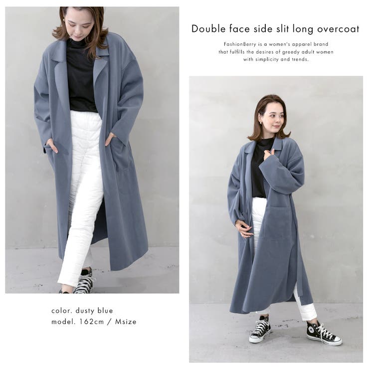 LOEFF サイドスリットマキシコート　＆ISSUE LOEFF/ロエフ＞スリットからの景色も楽しむマキシコート。 | 三越