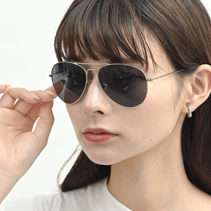15万◆ブリオーニ■チタン製■サングラス●/茶レンズ/銀●超軽量●ティアドロップ サングラス ティアドロップ型 フラットレンズ メタルフレーム