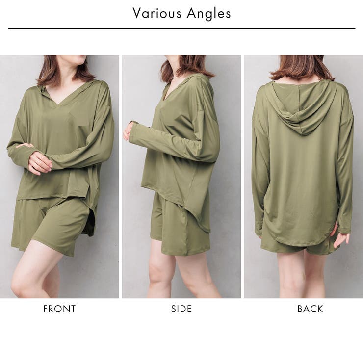 UPF50+ ラッシュガードセットアップ レディース | FashionBerry | 詳細画像39 