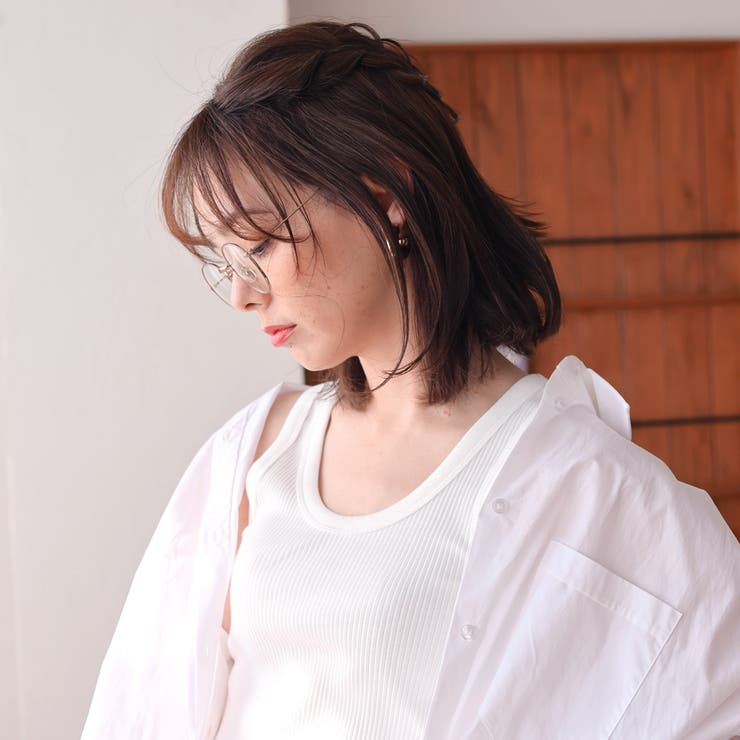 ボストンメタルメガネ メタルフレーム 伊達メガネ WEB限定アイテム | FashionBerry | 詳細画像11 