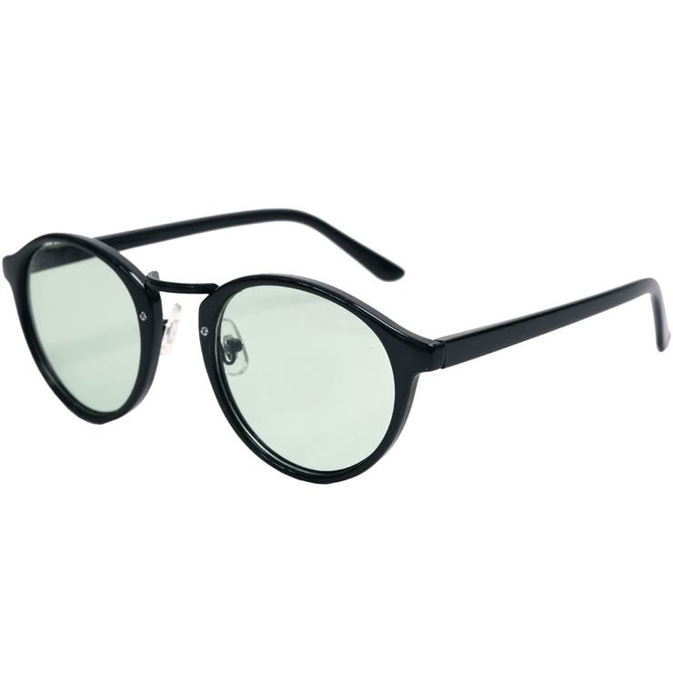 MBハイエンドカラーレンズ ブラックフレーム×クリアレンズ メガネ