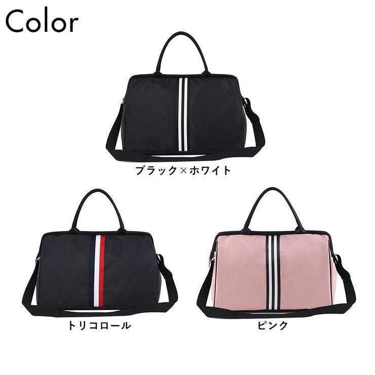 がま口ボストンバッグ レディース 旅行用[品番：FNBW0000814