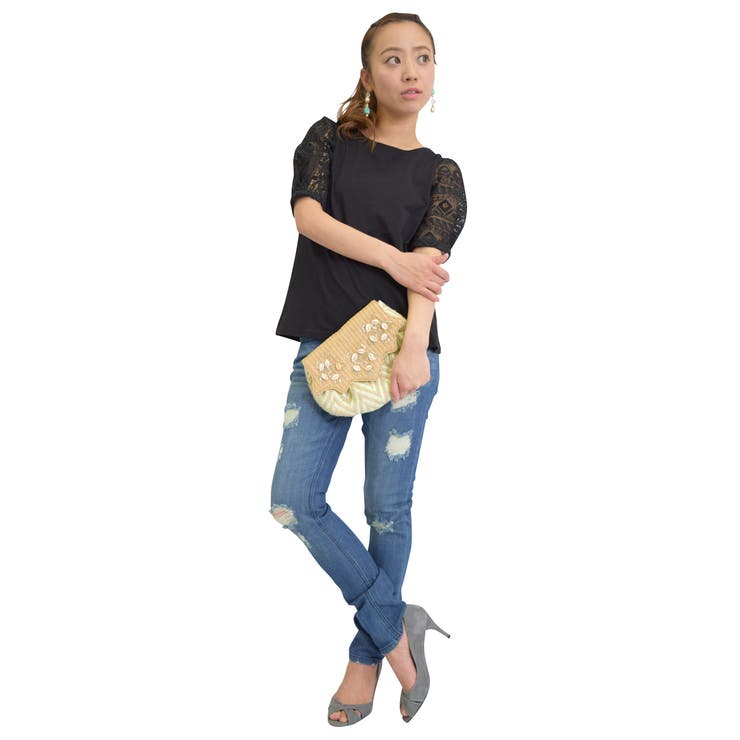 ボヘミアンレースｔシャツ 春夏 品番 Fsbw Fashion Box ファッションボックス のレディースファッション 通販 Shoplist ショップリスト