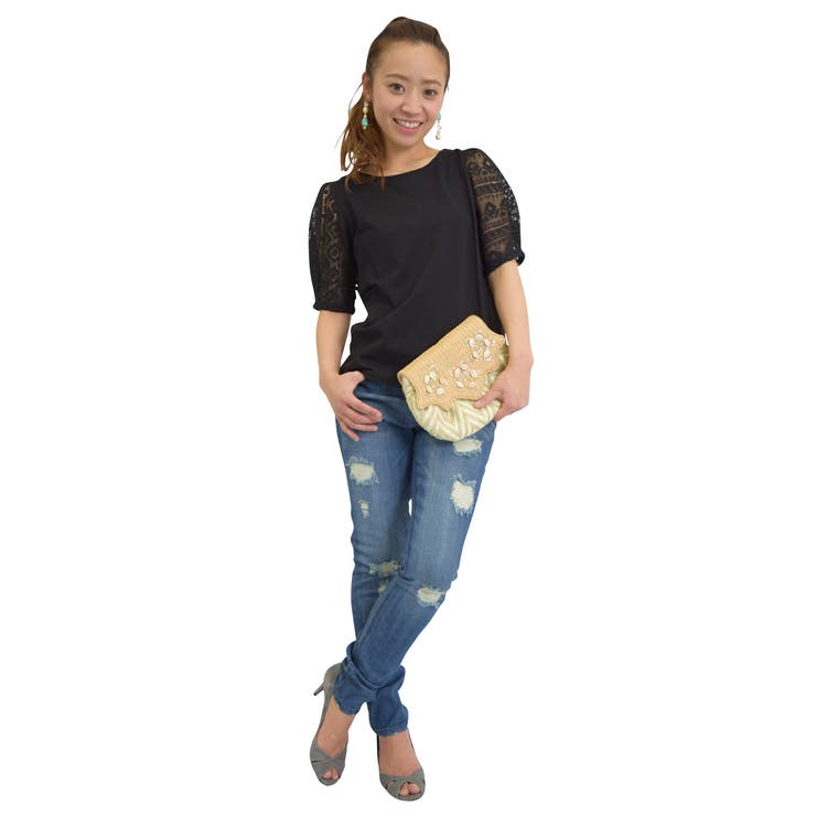 ボヘミアンレースｔシャツ 春夏 品番 Fsbw Fashion Box ファッションボックス のレディースファッション 通販 Shoplist ショップリスト