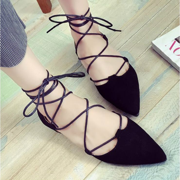 スエード素材レースアップシューズ ポインテッドトゥ 編み上げ 品番 Fsbw Fashion Box ファッションボックス のレディースファッション通販 Shoplist ショップリスト