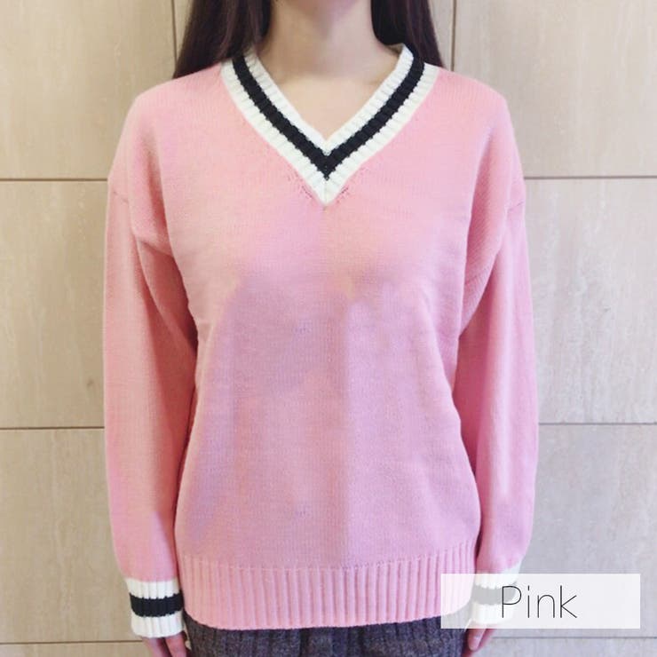 韓国風ｖネックセーター 秋冬 品番 Fsbw Fashion Box ファッションボックス のレディースファッション通販 Shoplist ショップリスト