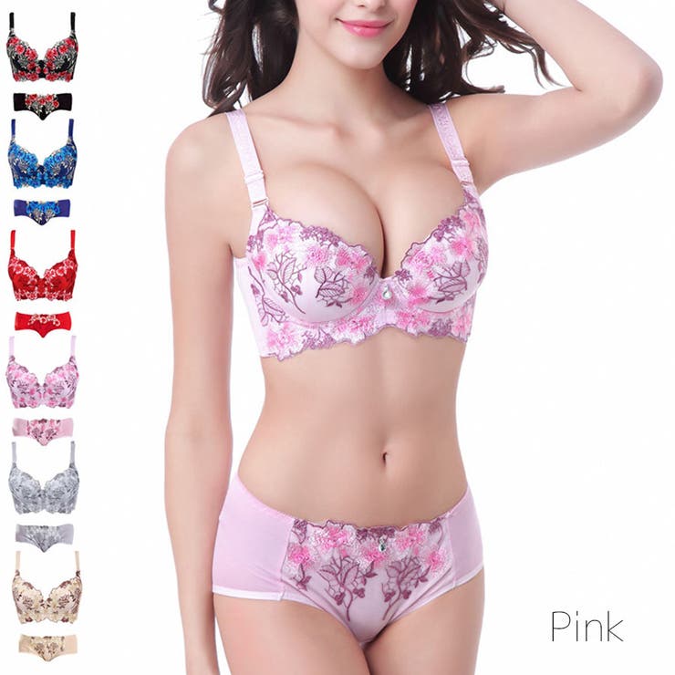 ピンク | 脇肉スッキリブラショーツセット 2023 SS | fashion box 