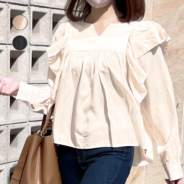 ショルダー フリル ブラウス 品番 Fsbw Fashion Box ファッションボックス のレディースファッション通販 Shoplist ショップリスト