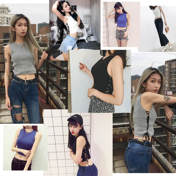 NUMBER (N)INE レースアップ シルク ノースリーブトップス 09ss NUMBER (N)INE レースアップ シルク ノースリーブトップス 09ss