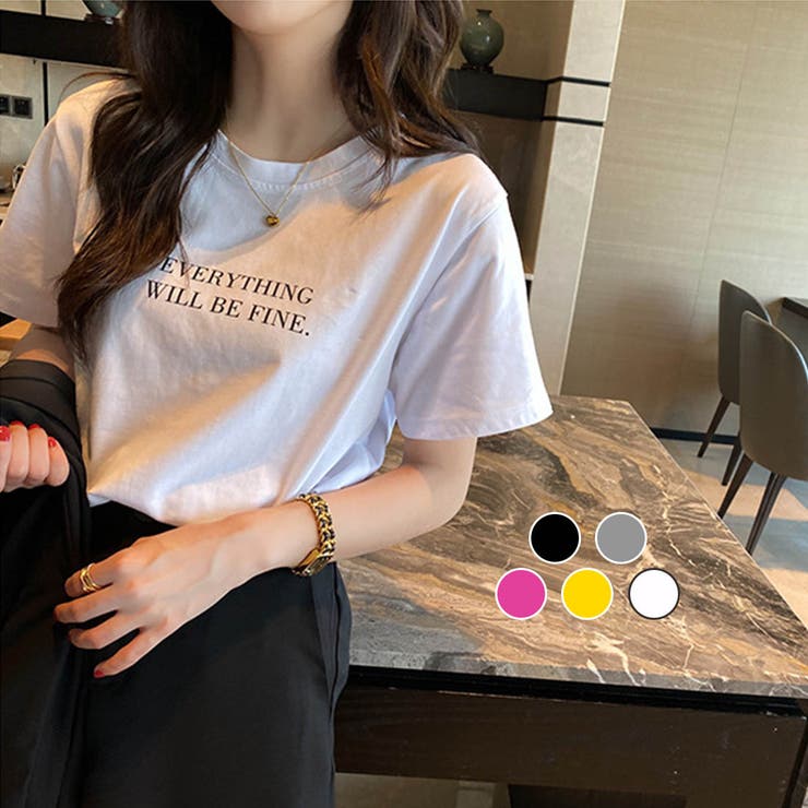 レタリング ロゴ Tシャツ | fashion box  | 詳細画像1 