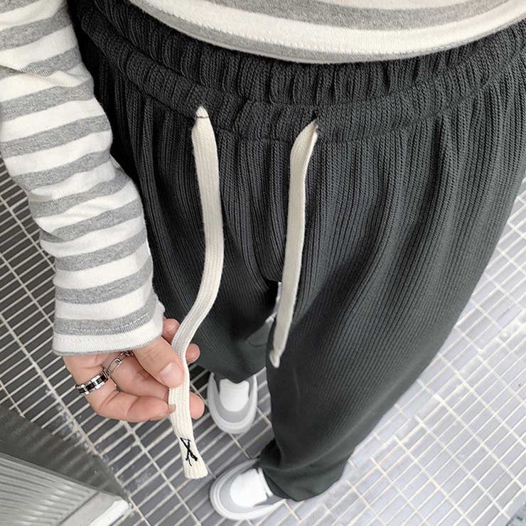 カジュアル ストレッチ リブパンツ | fashion box  | 詳細画像10 