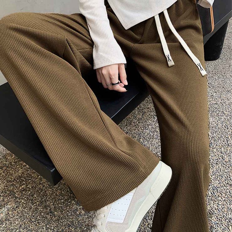 カジュアル ストレッチ リブパンツ | fashion box  | 詳細画像18 