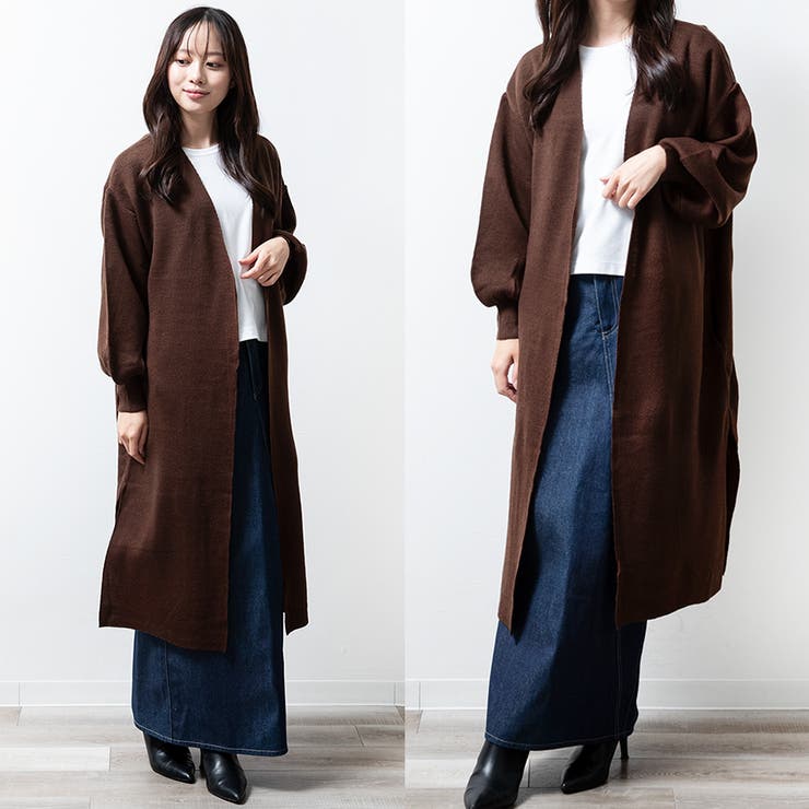 ロングカーディガン レディース きれいめ | fashion box  | 詳細画像9 