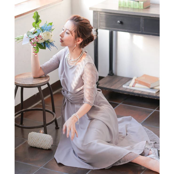美品‼️niana ニアナアシンメトリー 結婚式オケージョンドレス niana ニアナ 結婚式[品番：FT000006467]｜Fashion Letter