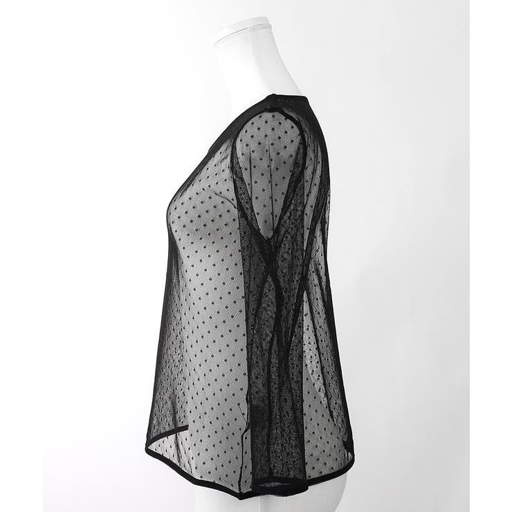 niana ニアナ ドットチュールシアートップス | Fashion Letter | 詳細画像3 