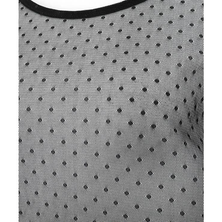 niana ニアナ ドットチュールシアートップス | Fashion Letter | 詳細画像6 