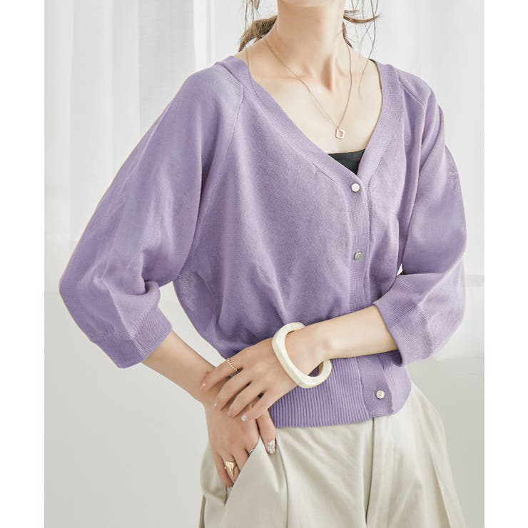 シアー カーディガン レディース[品番：FT000006885]｜Fashion