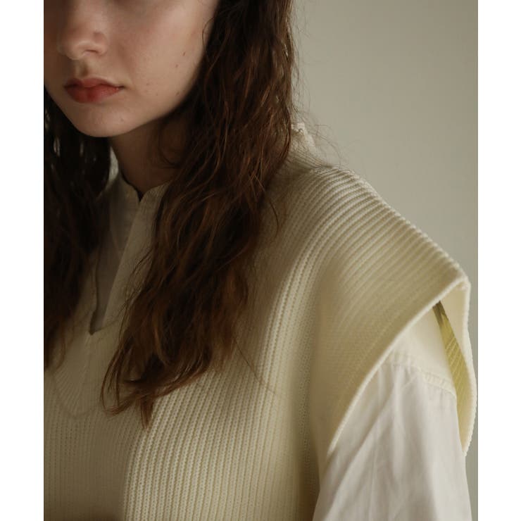 aity アイティ ニットベスト | Fashion Letter | 詳細画像4 