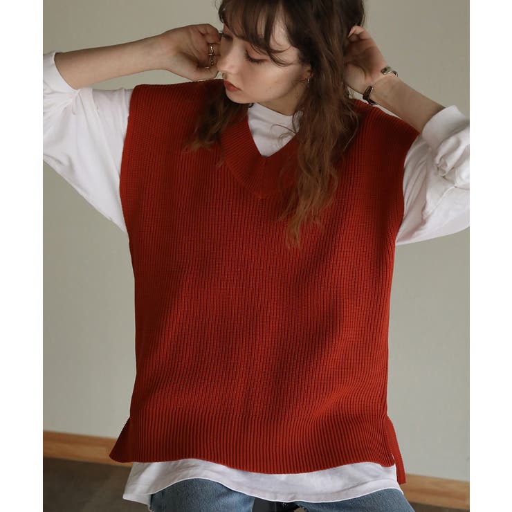 aity アイティ ニットベスト | Fashion Letter | 詳細画像9 