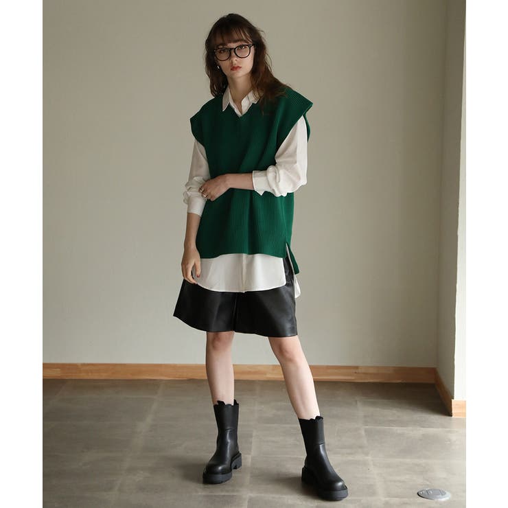 aity アイティ ニットベスト | Fashion Letter | 詳細画像11 