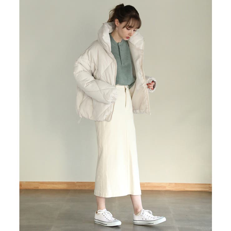 aity アイティ ダイヤキルトボリュームネック中綿ダウン | Fashion Letter | 詳細画像3 