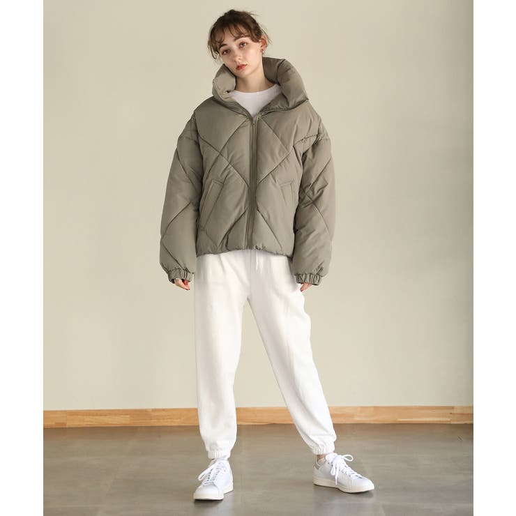 aity アイティ ダイヤキルトボリュームネック中綿ダウン | Fashion Letter | 詳細画像8 