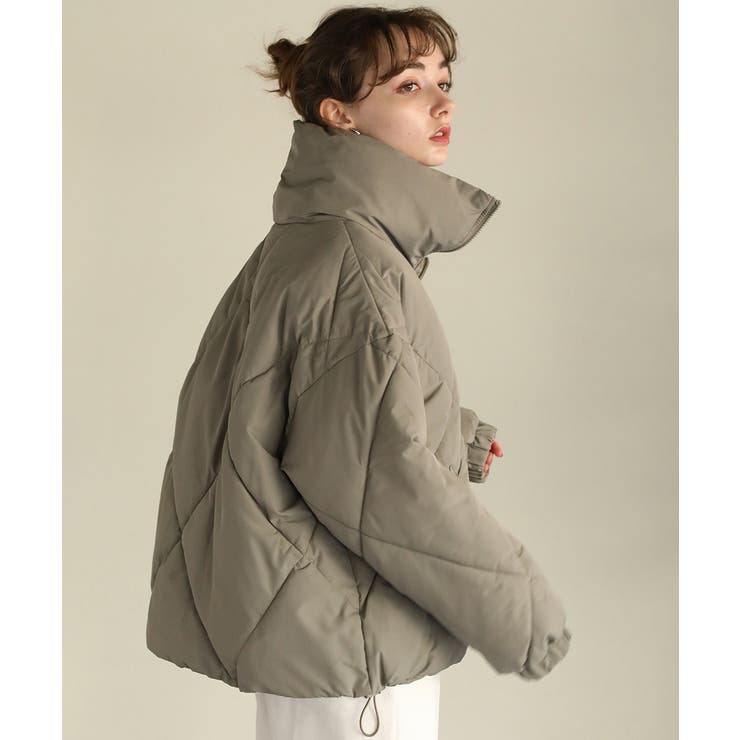 aity アイティ ダイヤキルトボリュームネック中綿ダウン | Fashion Letter | 詳細画像11 