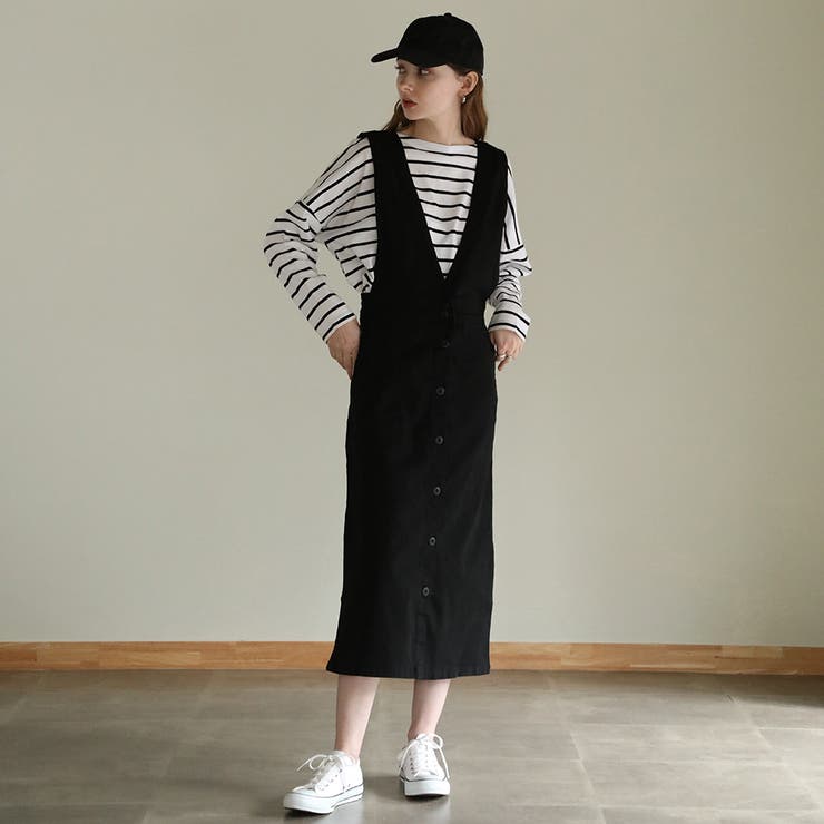 aity アイティ フロントボタンジャンパーツイルスカート | Fashion Letter | 詳細画像1 