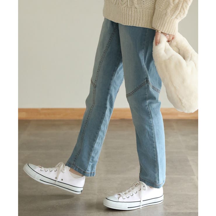 aity アイティ ウエストリブデニムサルエルパンツ | Fashion Letter | 詳細画像10 