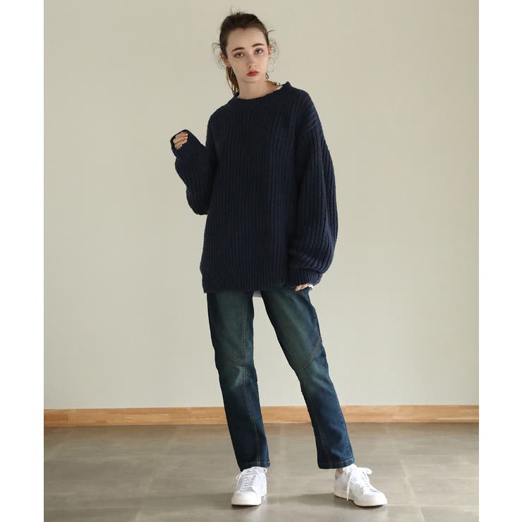 aity アイティ ウエストリブデニムサルエルパンツ | Fashion Letter | 詳細画像16 