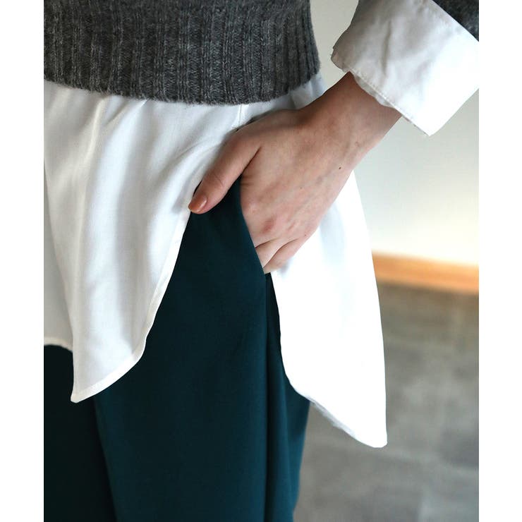 aity アイティ センタープレステーパードパンツ | Fashion Letter | 詳細画像13 