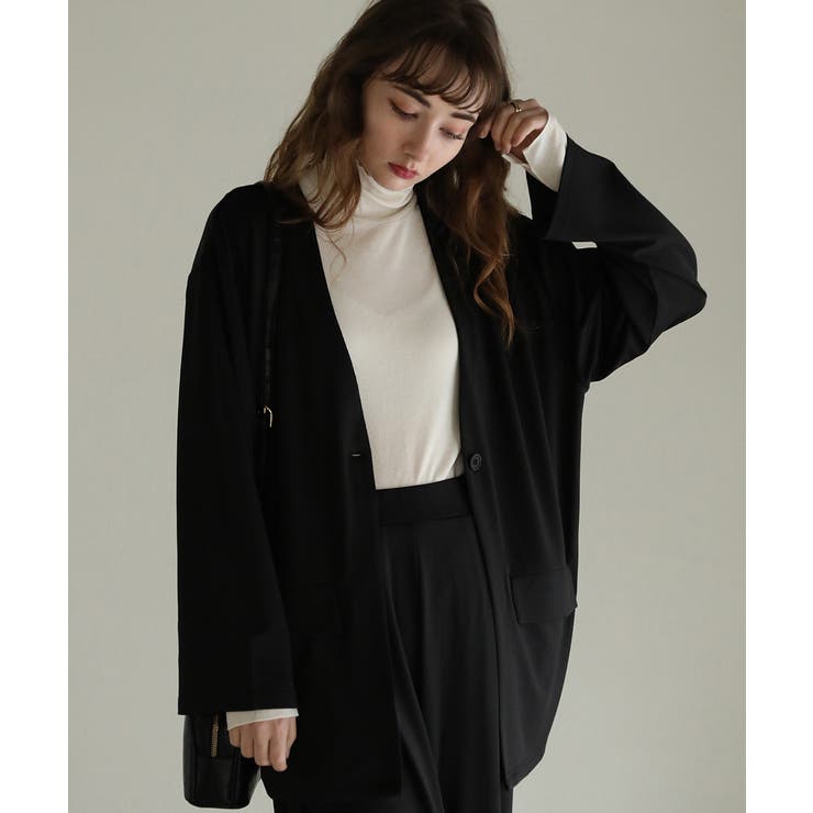 aity アイティ 高撥水ノーカラーシャツセットアップ（男女兼用） | Fashion Letter | 詳細画像4 