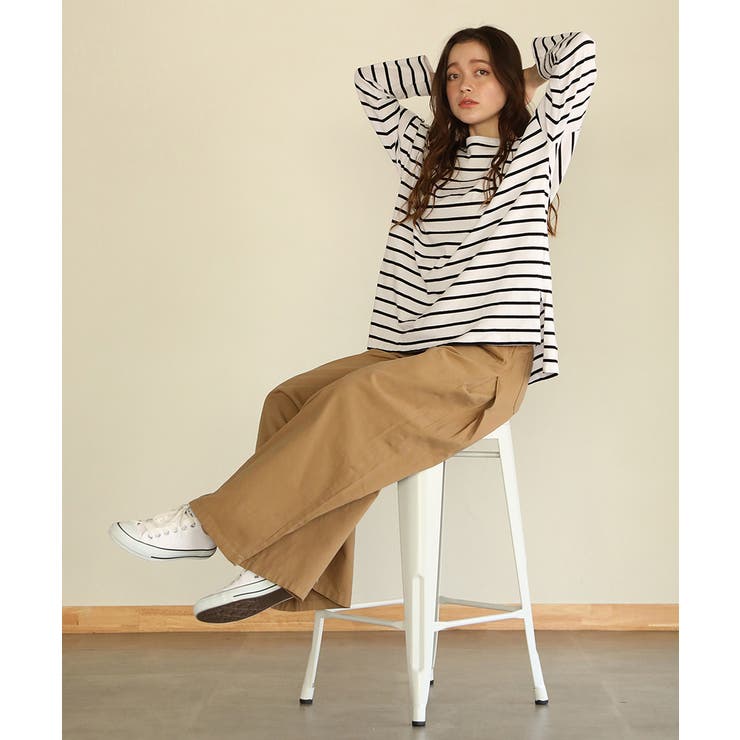 aity アイティ ウエストゴムツイルバギーパンツ | Fashion Letter | 詳細画像11 