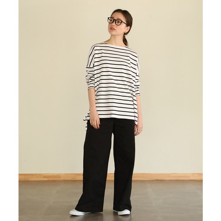 aity アイティ ウエストゴムストレッチツイルベイカーパンツ | Fashion Letter | 詳細画像15 