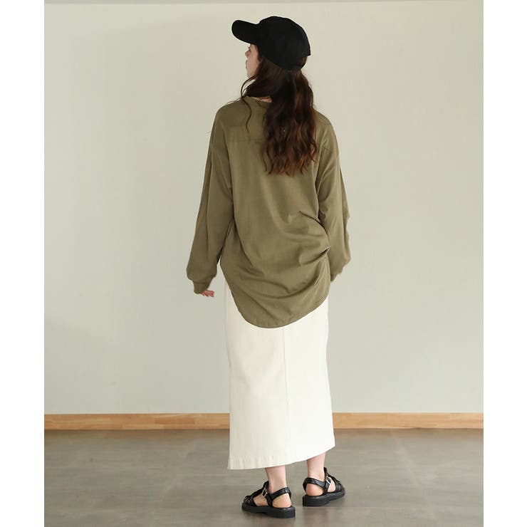 aity アイティ 後ろボタンロングスリーブカットソー | Fashion Letter | 詳細画像6 