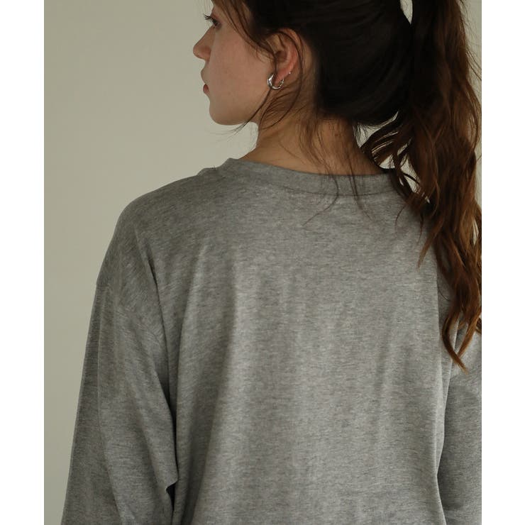 aity アイティ ラウンドヘムロングTシャツ | Fashion Letter | 詳細画像14 