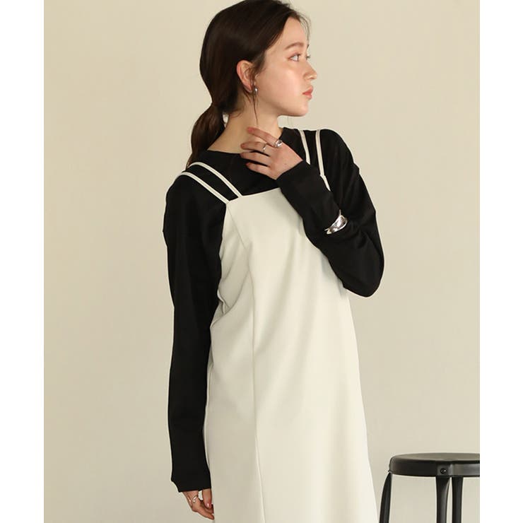 ブラック | aity アイティ ラウンドヘムロングTシャツ | Fashion Letter