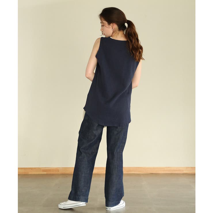 aity アイティ Vネックワッフルタンクトップ | Fashion Letter | 詳細画像18 