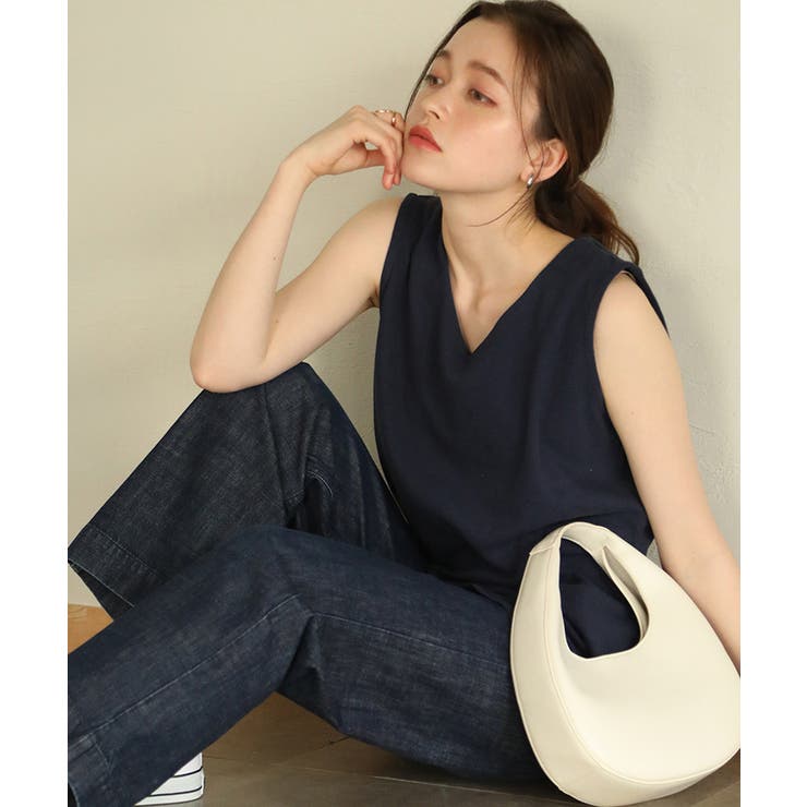 aity アイティ Vネックワッフルタンクトップ | Fashion Letter | 詳細画像19 