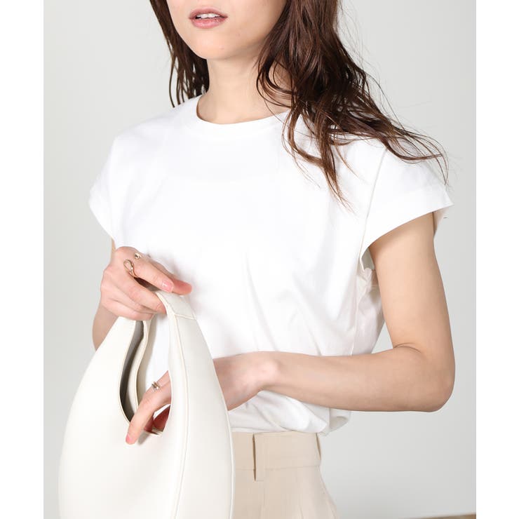 オフホワイト | aity アイティ ノースリーブカットソー | Fashion Letter