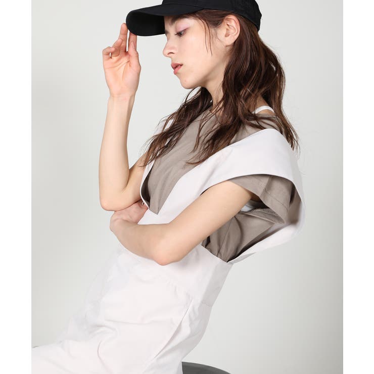 グレージュ | aity アイティ ノースリーブカットソー | Fashion Letter