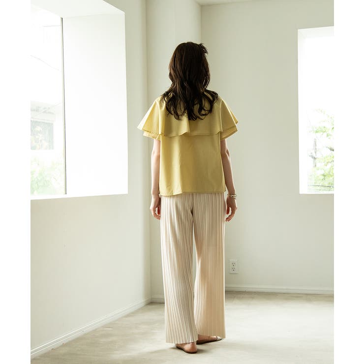 aity アイティ フレアカラーブラウス | Fashion Letter | 詳細画像7 